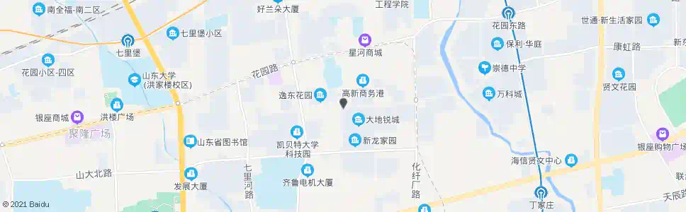 济南逸东花园_公交站地图_济南公交_妙搜公交查询2025