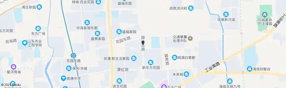 济南舜华路口北_公交站地图_济南公交_妙搜公交查询2025