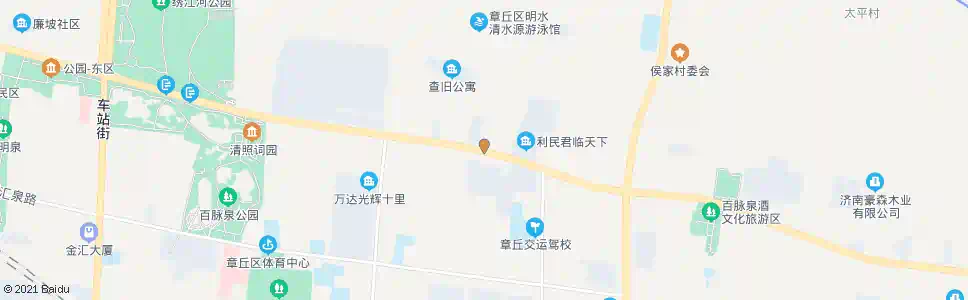 济南马棚山小区_公交站地图_济南公交_妙搜公交查询2025