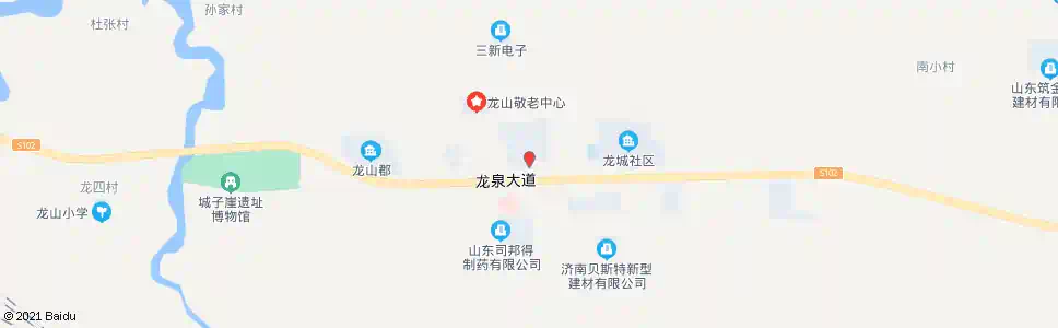 济南龙山办事处_公交站地图_济南公交_妙搜公交查询2025