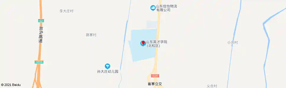 济南英才学院北校区_公交站地图_济南公交_妙搜公交查询2025
