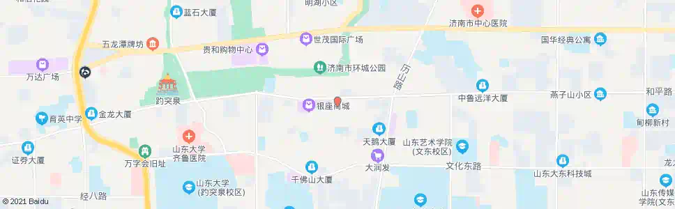 济南金汇大厦_公交站地图_济南公交_妙搜公交查询2025