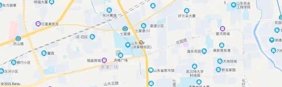 济南二环东路_公交站地图_济南公交_妙搜公交查询2025