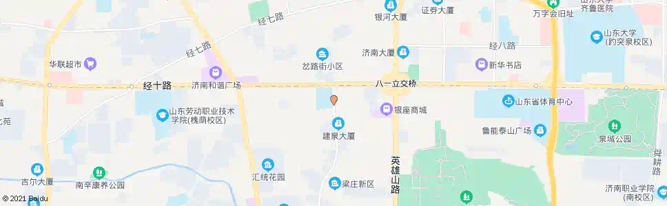 济南建设路北口_公交站地图_济南公交_妙搜公交查询2025