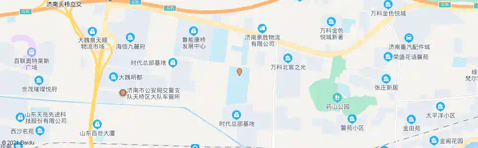 济南蓝翔路北段_公交站地图_济南公交_妙搜公交查询2025