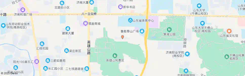 济南英雄山文化市场_公交站地图_济南公交_妙搜公交查询2025
