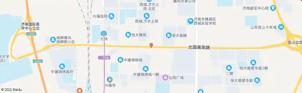 济南青岛路腊山河西路_公交站地图_济南公交_妙搜公交查询2025