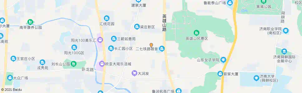 济南二七新村中路_公交站地图_济南公交_妙搜公交查询2025