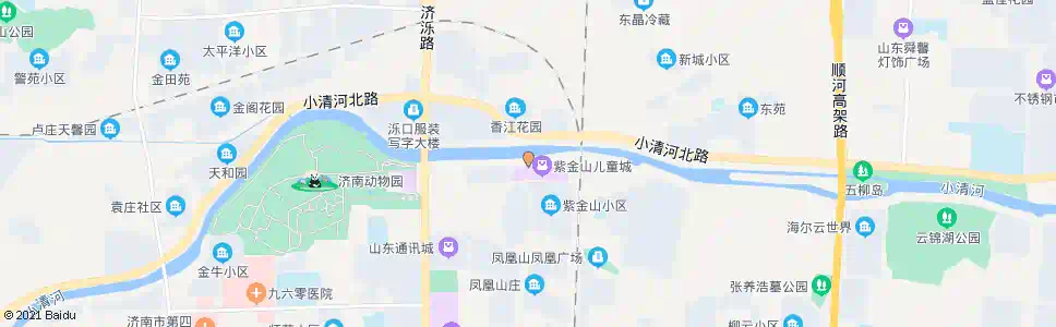 济南小清河南路标山路_公交站地图_济南公交_妙搜公交查询2025
