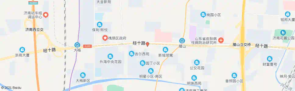 济南明星小区_公交站地图_济南公交_妙搜公交查询2025