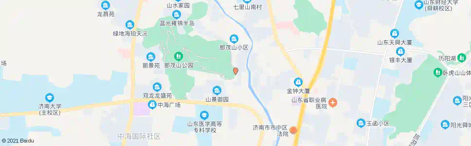 济南郎茂山小区南区_公交站地图_济南公交_妙搜公交查询2025