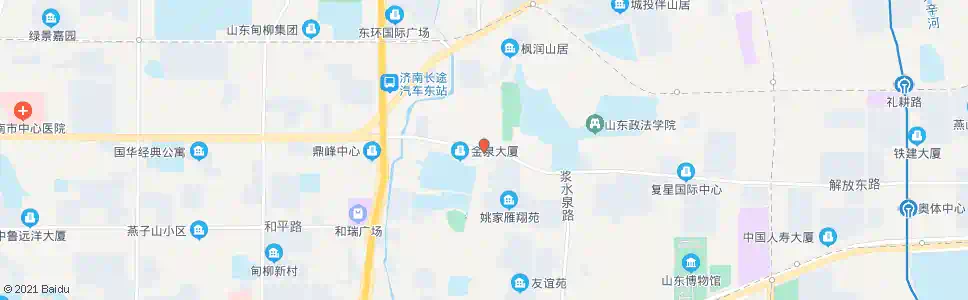 济南砚泉_公交站地图_济南公交_妙搜公交查询2025