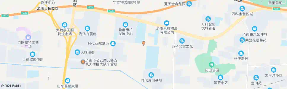 济南蓝翔中路东宇大街_公交站地图_济南公交_妙搜公交查询2025