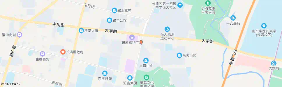 济南凤凰路大学路_公交站地图_济南公交_妙搜公交查询2025