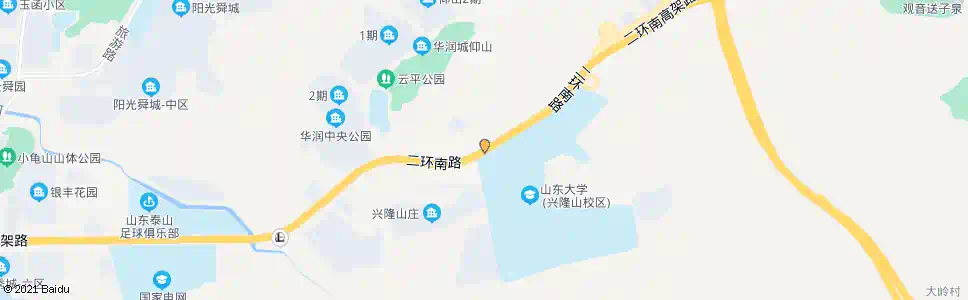 济南山大兴隆山校区_公交站地图_济南公交_妙搜公交查询2025