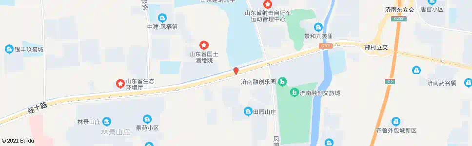 济南田庄西_公交站地图_济南公交_妙搜公交查询2025