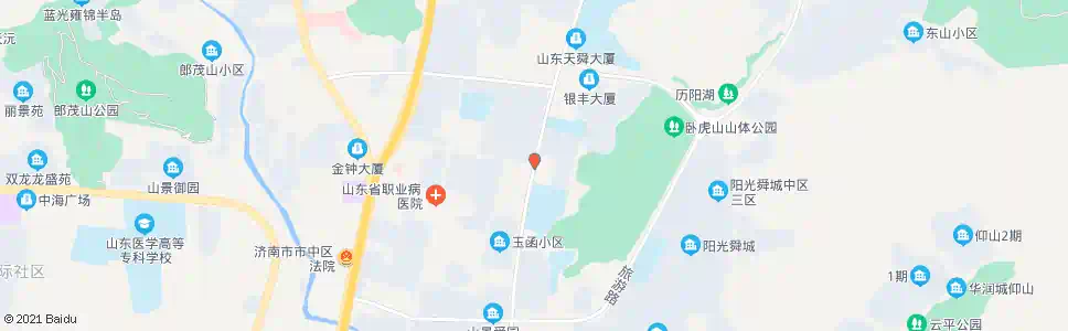 济南舜耕路玉函小区北路_公交站地图_济南公交_妙搜公交查询2025