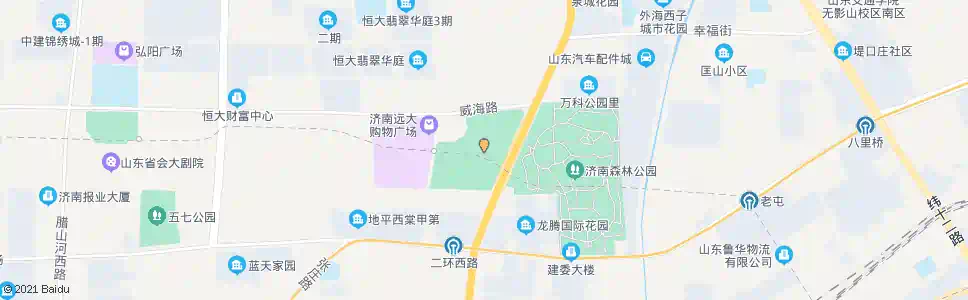 济南会展中心_公交站地图_济南公交_妙搜公交查询2025