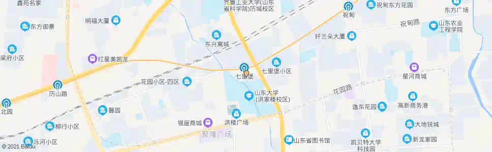 济南鑫达小区_公交站地图_济南公交_妙搜公交查询2025