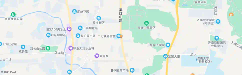 济南二七新村_公交站地图_济南公交_妙搜公交查询2025