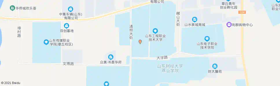 济南章丘中学_公交站地图_济南公交_妙搜公交查询2025
