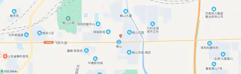 济南飞跃大道凤鸣路_公交站地图_济南公交_妙搜公交查询2025