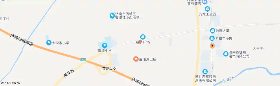 济南遥墙镇政府_公交站地图_济南公交_妙搜公交查询2025