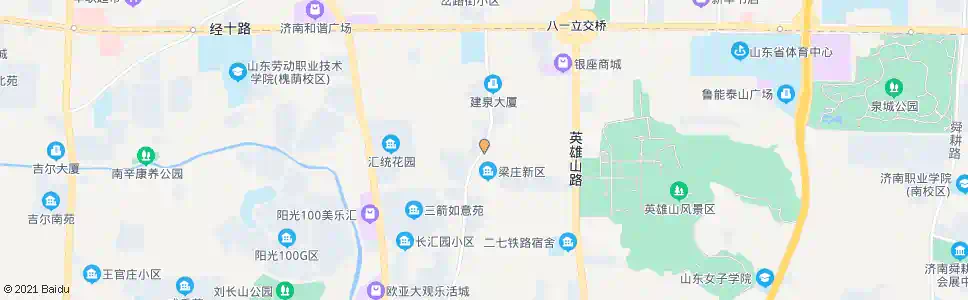 济南建设路_公交站地图_济南公交_妙搜公交查询2025
