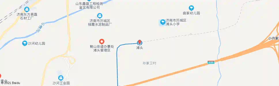济南滩头_公交站地图_济南公交_妙搜公交查询2025