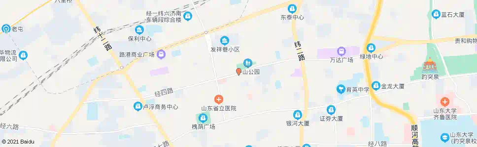 济南眼科医院_公交站地图_济南公交_妙搜公交查询2025