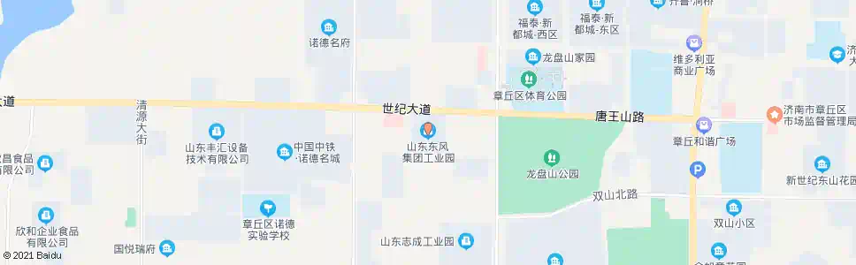 济南东风工业园_公交站地图_济南公交_妙搜公交查询2025