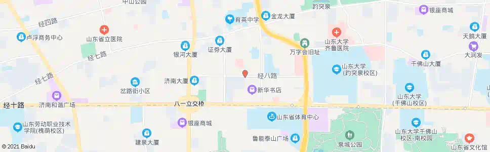 济南经八路胜利大街_公交站地图_济南公交_妙搜公交查询2025