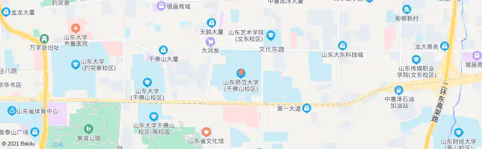 济南山东师范大学_公交站地图_济南公交_妙搜公交查询2025