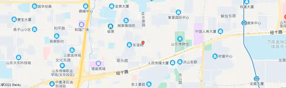 济南一建新村_公交站地图_济南公交_妙搜公交查询2025