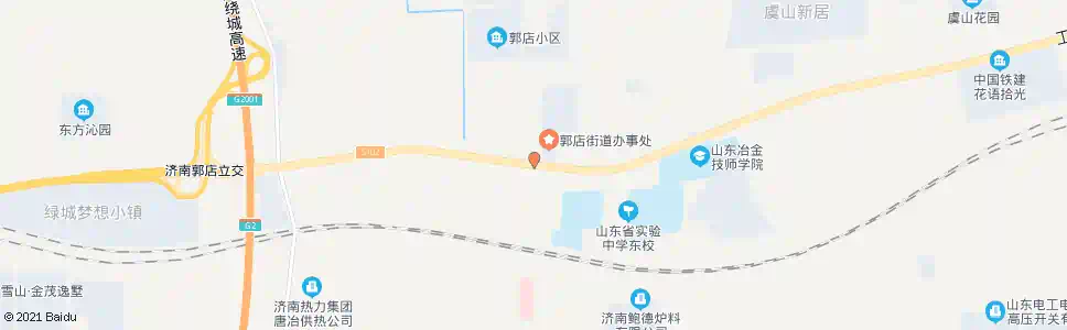 济南郭店街道办事处_公交站地图_济南公交_妙搜公交查询2025