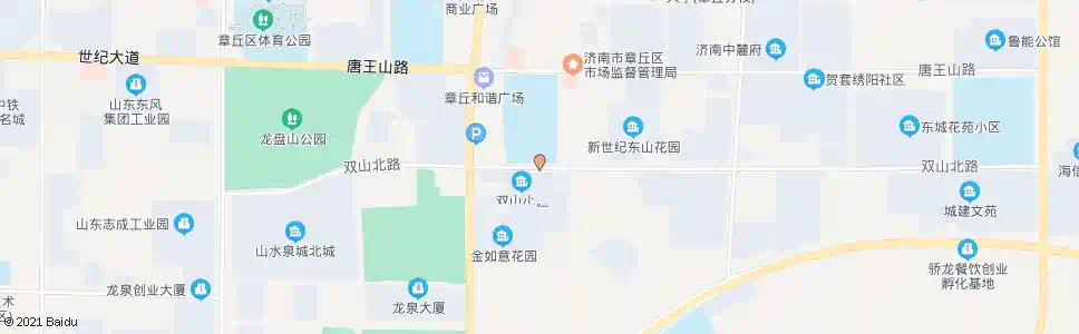 济南双山新村_公交站地图_济南公交_妙搜公交查询2025