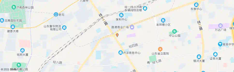 济南经二纬十二_公交站地图_济南公交_妙搜公交查询2025
