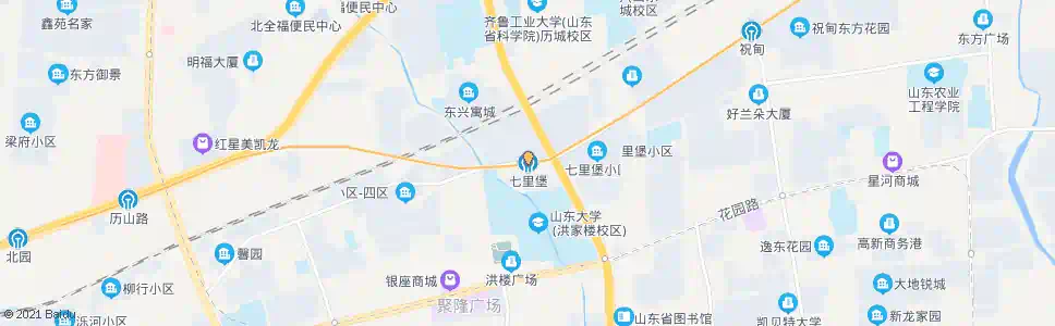 济南七里堡路_公交站地图_济南公交_妙搜公交查询2025