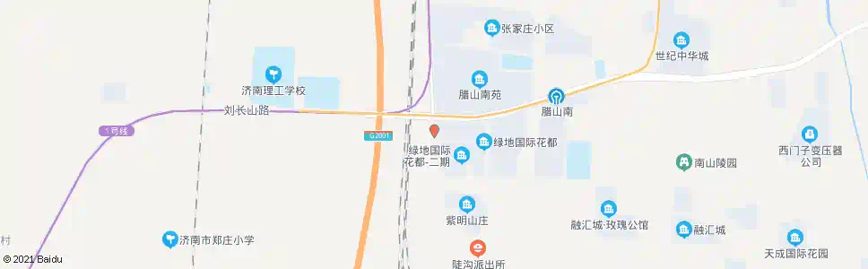 济南党杨路刘长山路_公交站地图_济南公交_妙搜公交查询2025