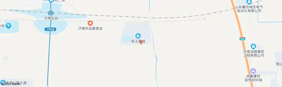济南梁二村_公交站地图_济南公交_妙搜公交查询2025
