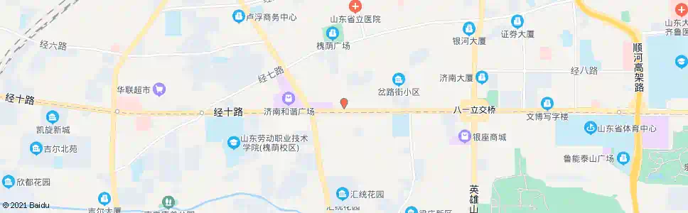济南经十纬八_公交站地图_济南公交_妙搜公交查询2025