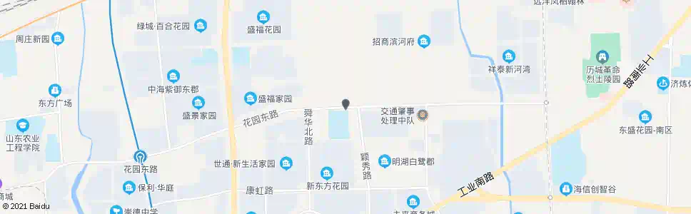 济南花园东路颖秀路_公交站地图_济南公交_妙搜公交查询2025
