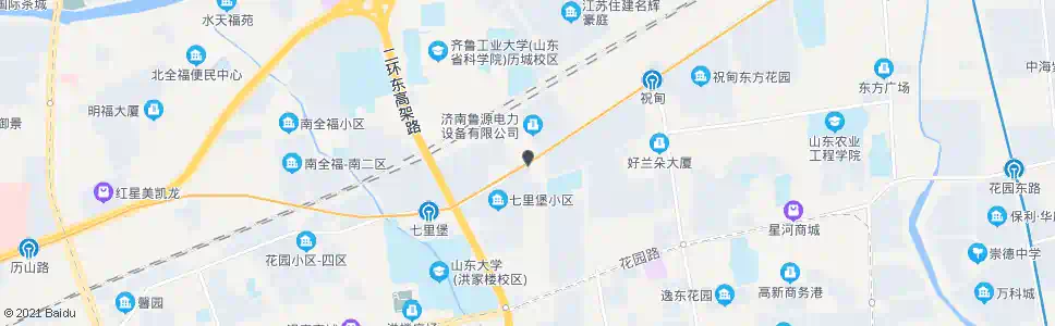 济南七里堡小区_公交站地图_济南公交_妙搜公交查询2025