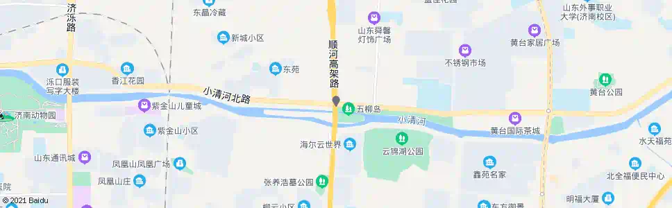 济南五柳岛_公交站地图_济南公交_妙搜公交查询2025