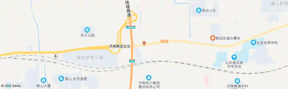 济南工业北路机场路_公交站地图_济南公交_妙搜公交查询2025