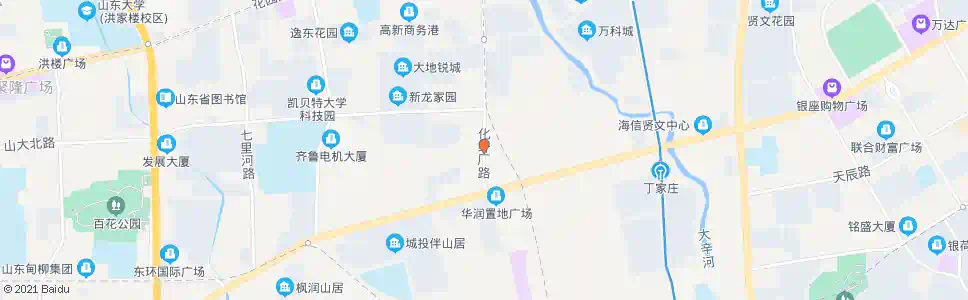 济南化纤厂路南口_公交站地图_济南公交_妙搜公交查询2025