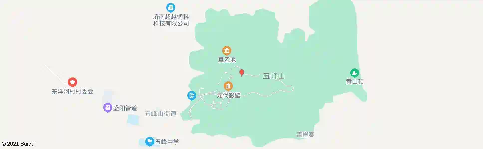 济南五峰山_公交站地图_济南公交_妙搜公交查询2025