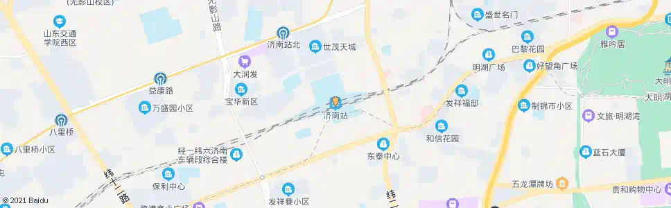 济南驴山_公交站地图_济南公交_妙搜公交查询2025