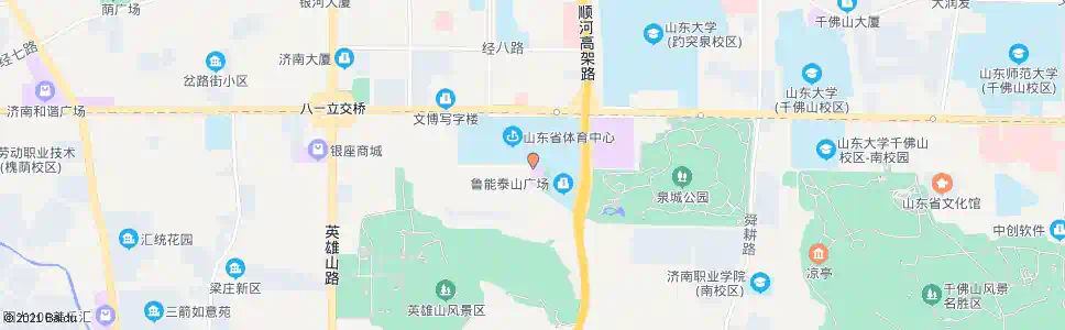 济南省体育馆南门_公交站地图_济南公交_妙搜公交查询2025
