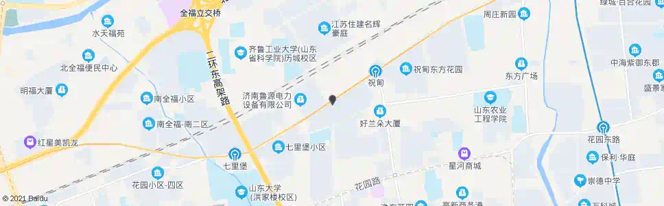 济南祝甸路辛甸中路_公交站地图_济南公交_妙搜公交查询2025